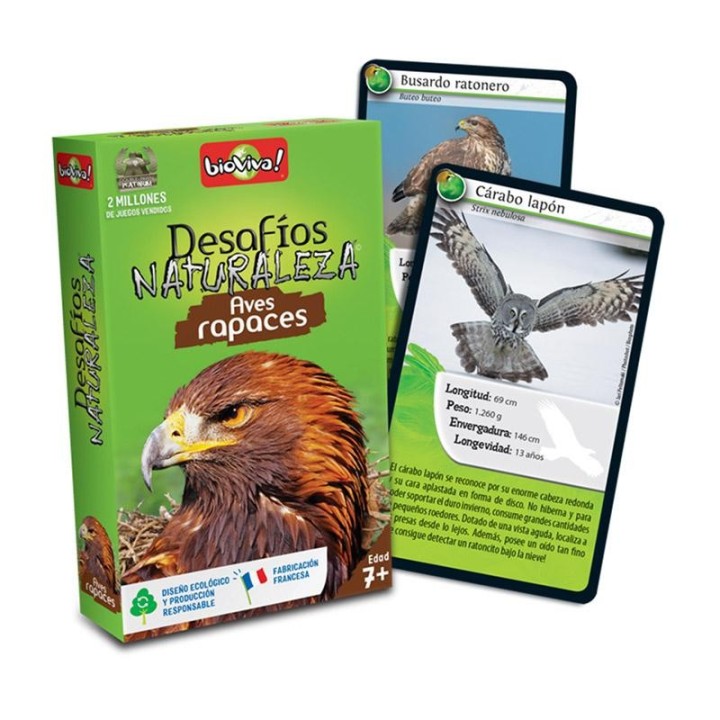 Cartas Desafios Naturaleza - Aves Rapaces