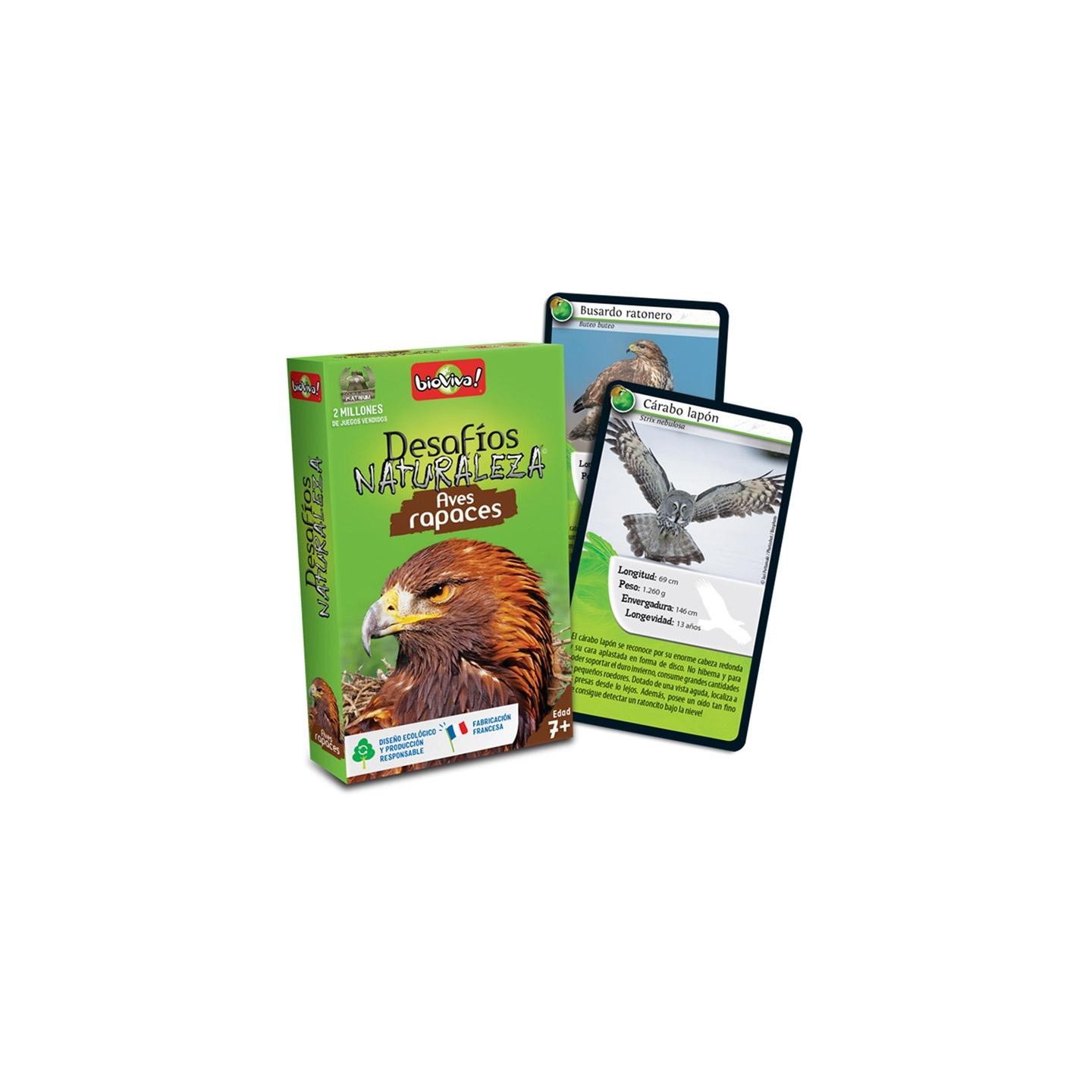 Cartas Desafios Naturaleza - Aves Rapaces