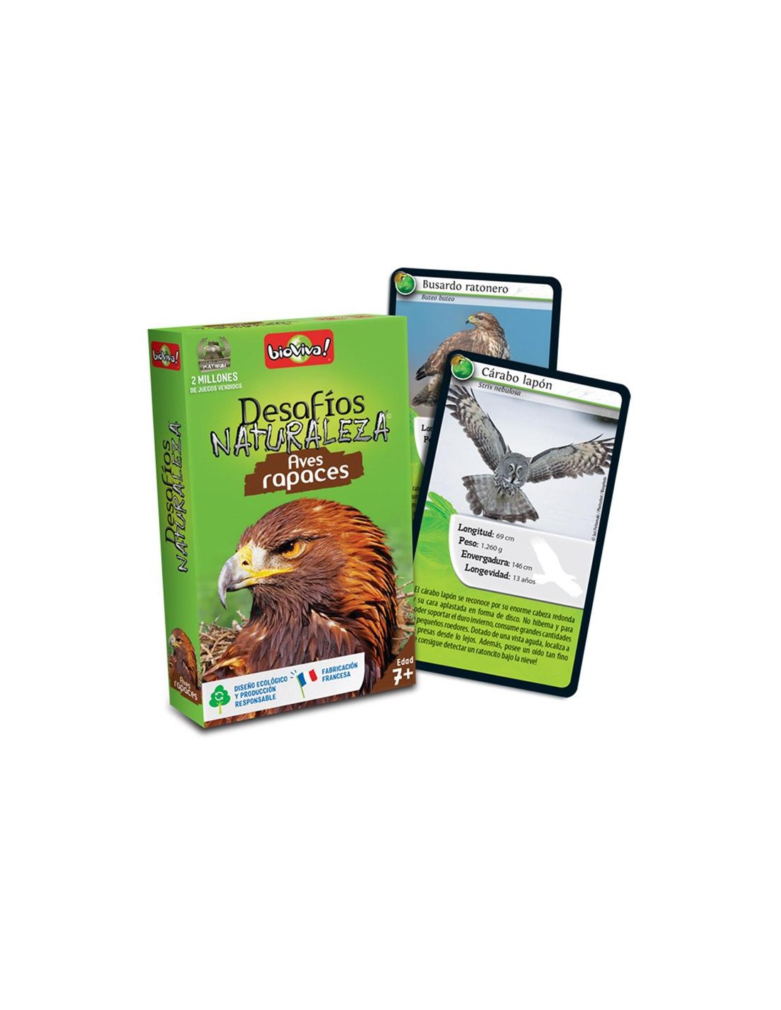 Cartas Desafios Naturaleza - Aves Rapaces