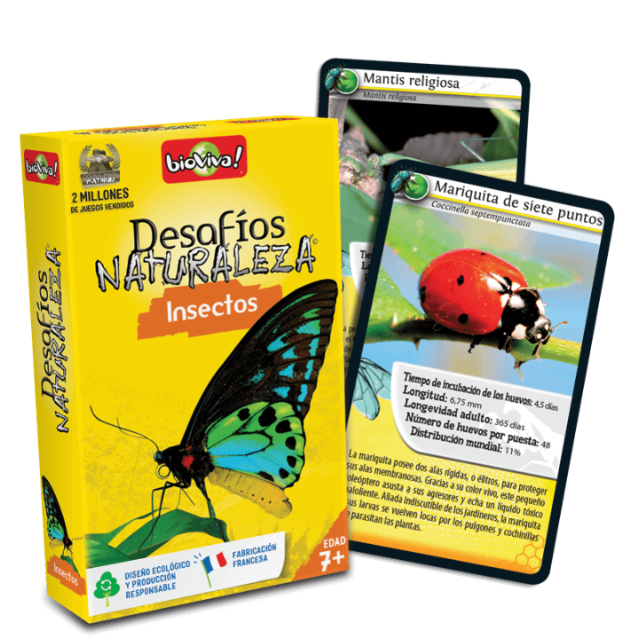 Cartas Desafíos Naturaleza - Insectos