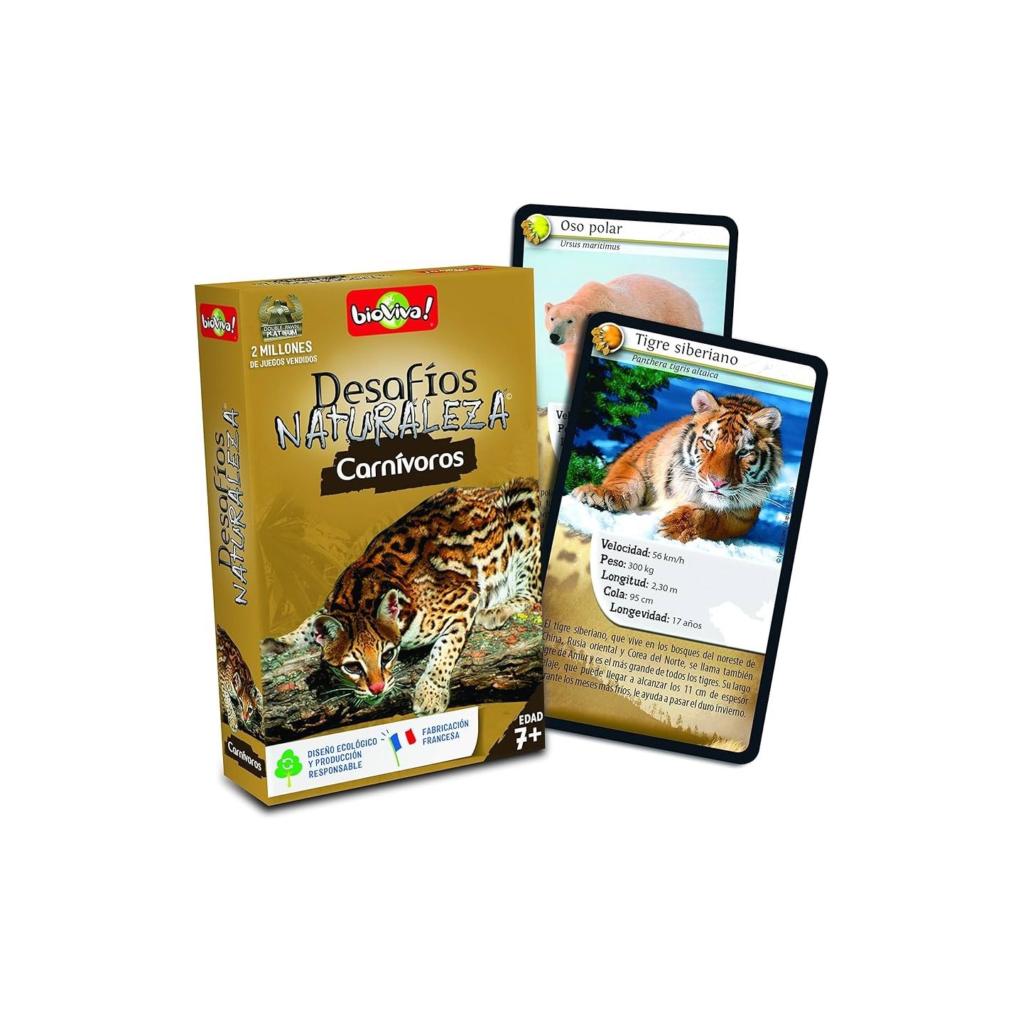 Cartas Desafíos Naturaleza - Carnívoros