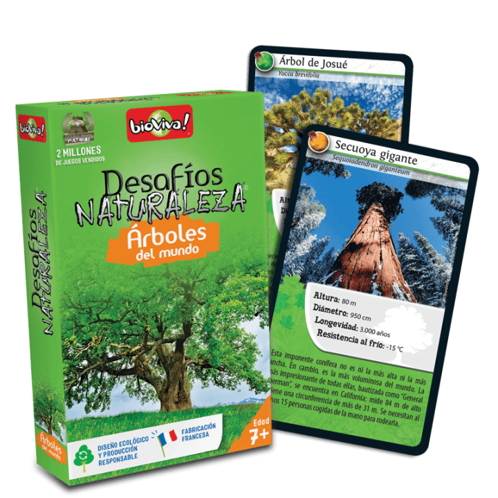 Cartas Desafíos Naturaleza - Árboles del Mundo