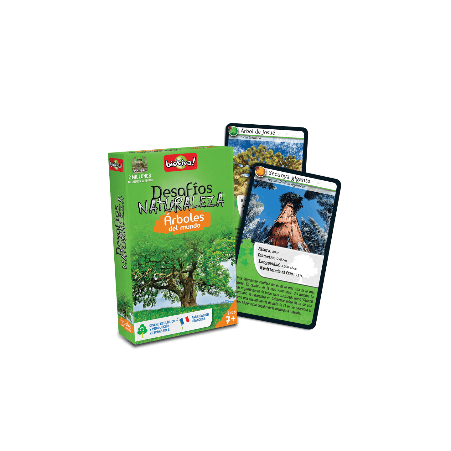 Cartas Desafíos Naturaleza - Árboles del Mundo