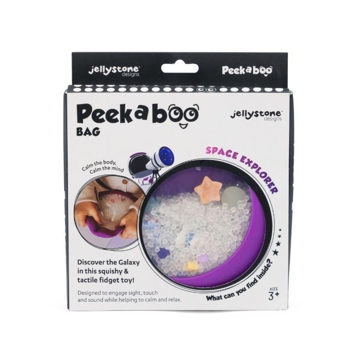 Bolsa Sensorial Peekaboo Galaxia