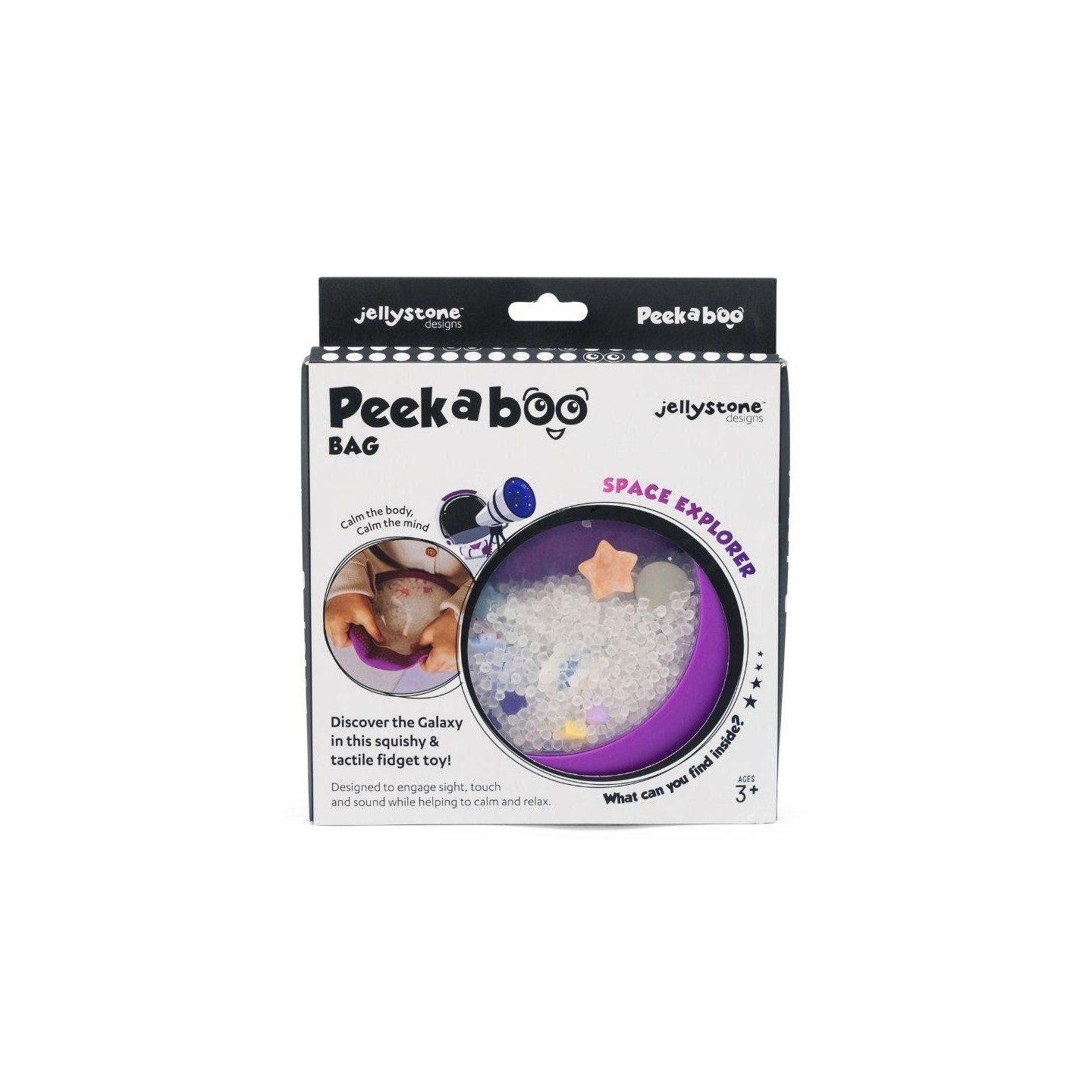 Bolsa Sensorial Peekaboo Galaxia