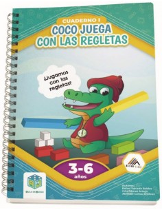 Coco juega con las regletas...