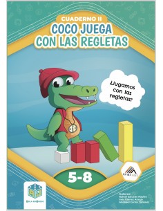 Coco juega con las regletas...