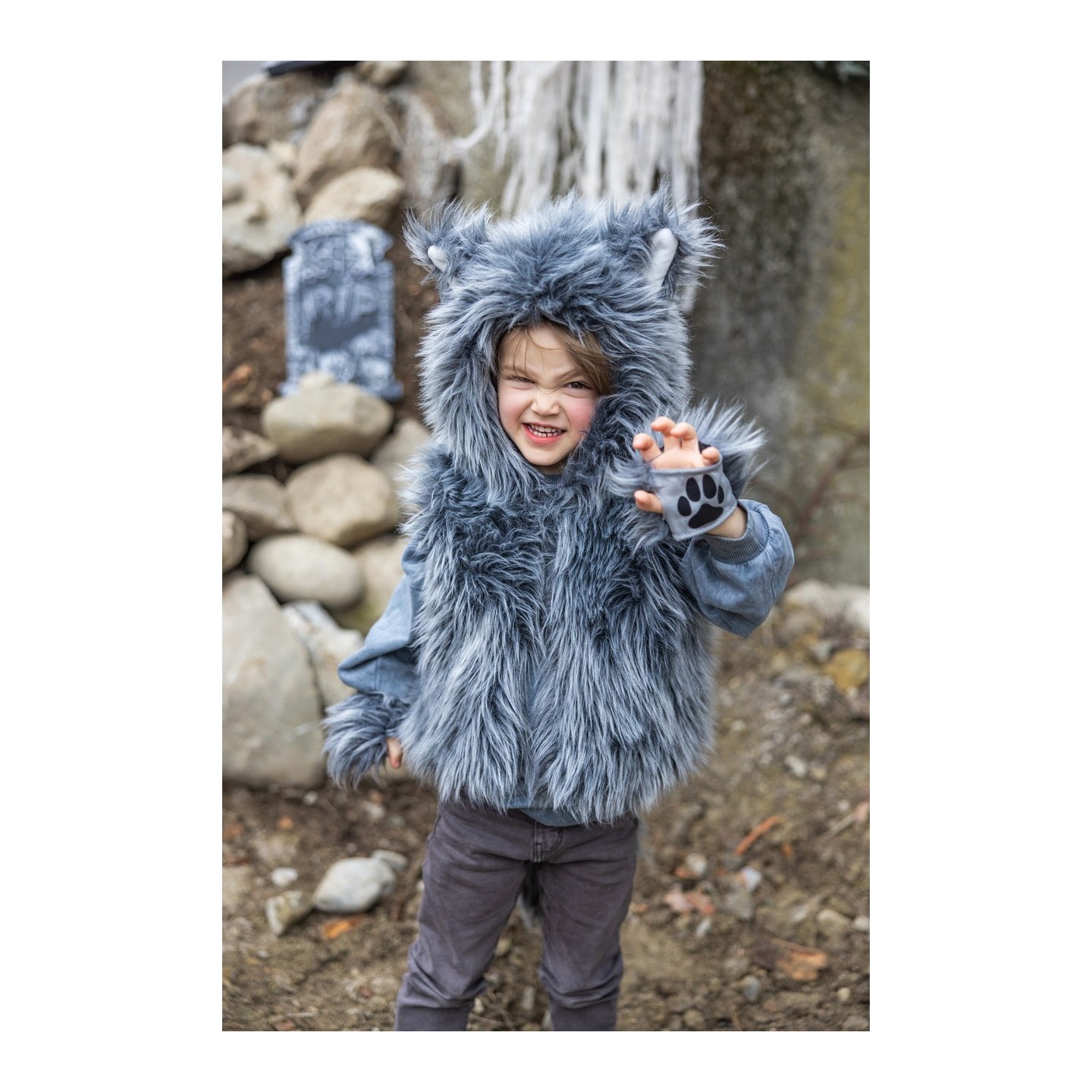 Disfraz Lobo con Guantes