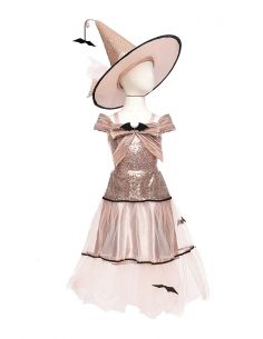 Vestido y Sombrero Bruja Glamurosa 2