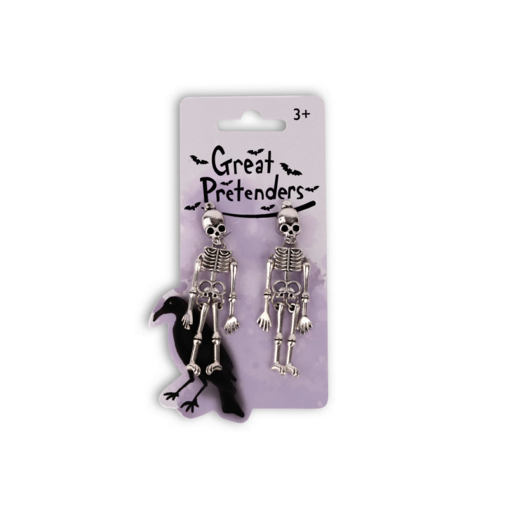 Pendientes Esqueleto Aterrador