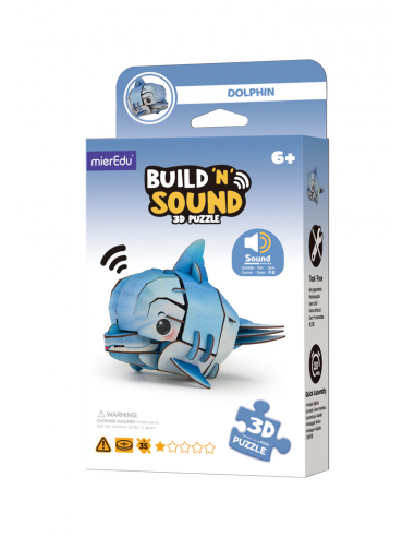 Puzle 3D con sonido - Delfín