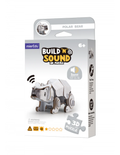 Puzle 3D con sonido - Oso...