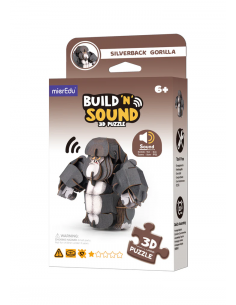 Puzle 3D con sonido - Gorila