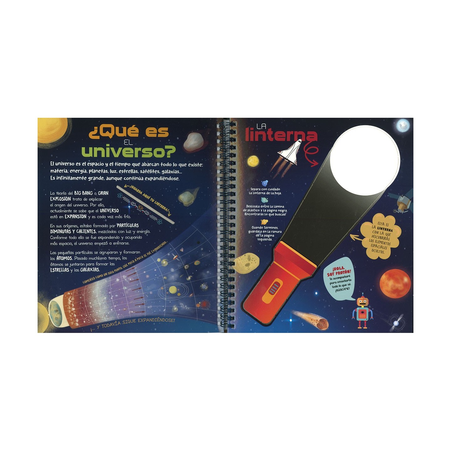 Busca con la Linterna - En el Espacio