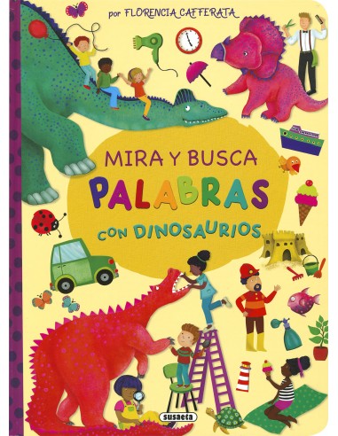 Mira y Busca Palabras - Dinosaurios