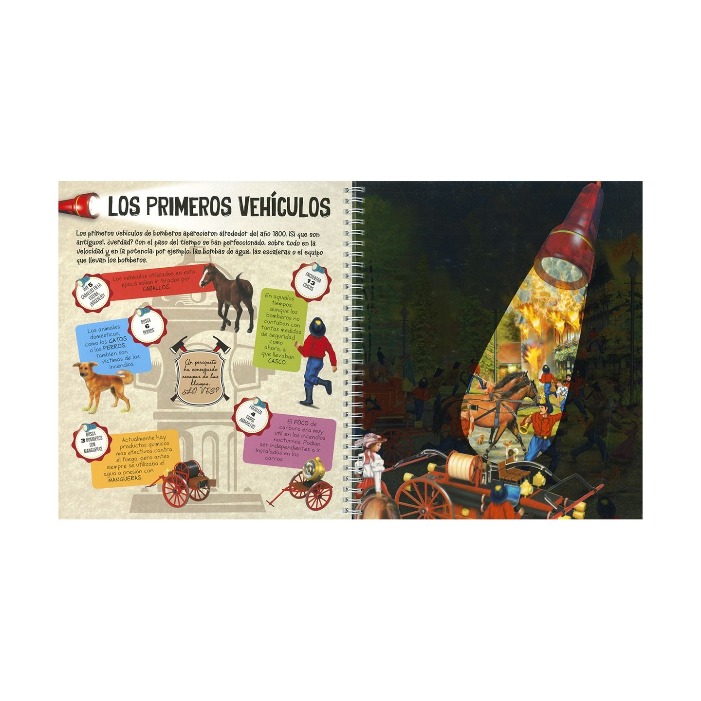 Libro Linterna - Bomberos