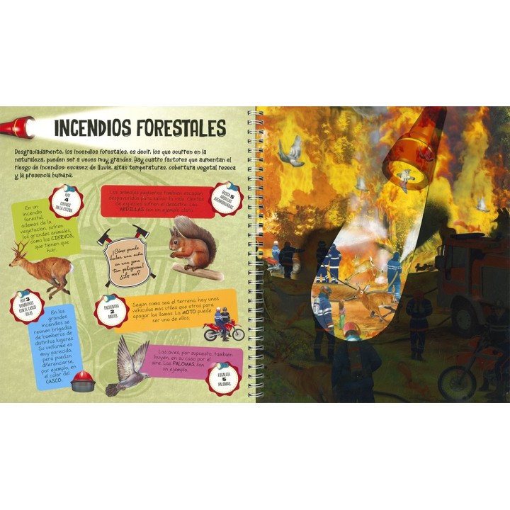 Libro Linterna - Bomberos