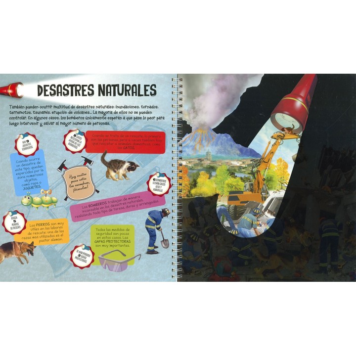 Libro Linterna - Bomberos