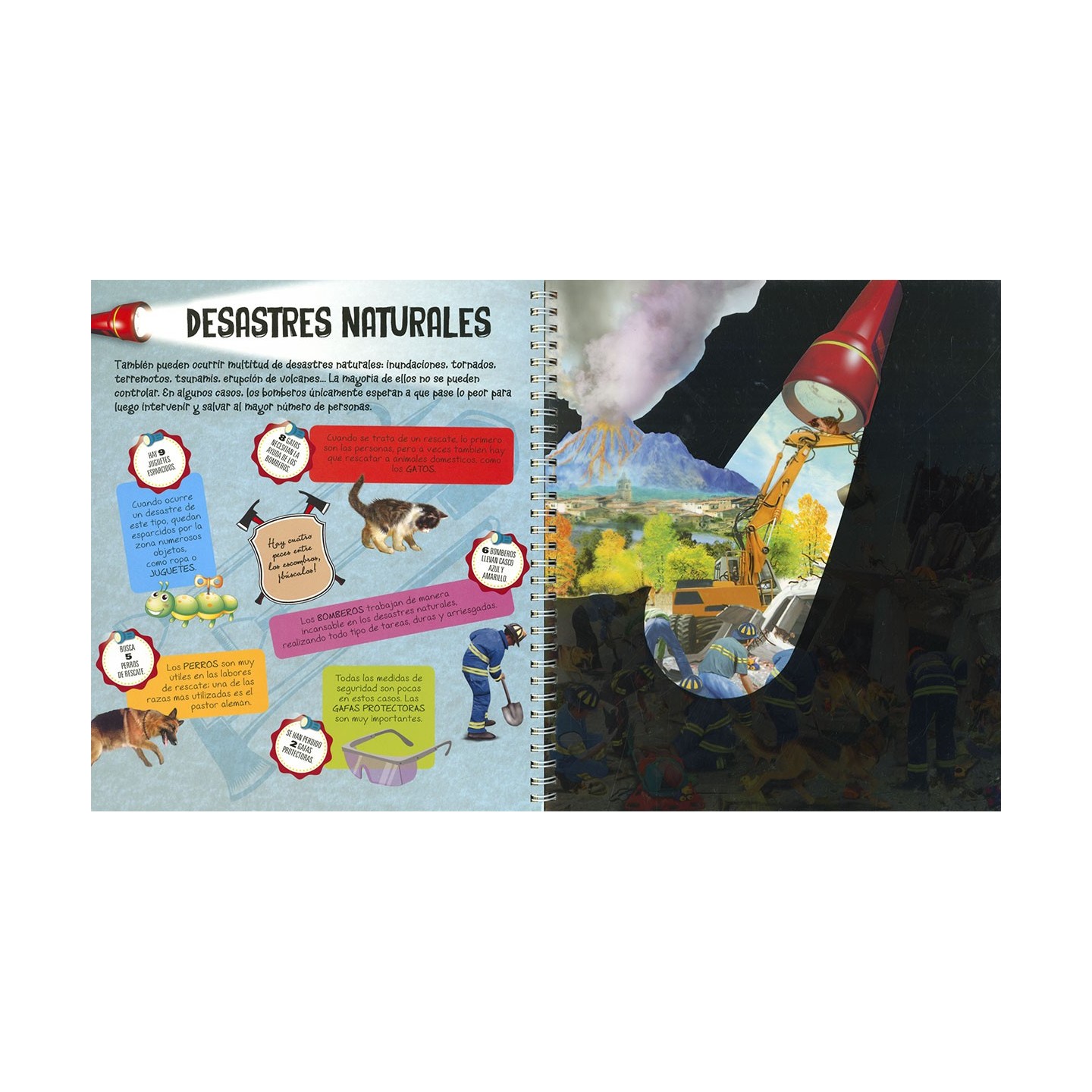 Libro Linterna - Bomberos