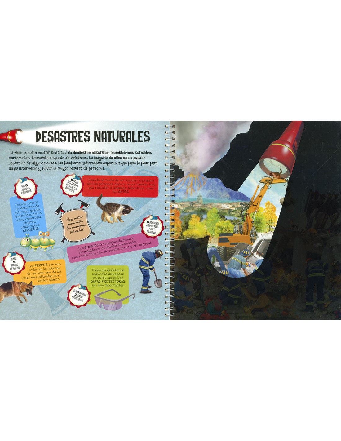 Libro Linterna - Bomberos