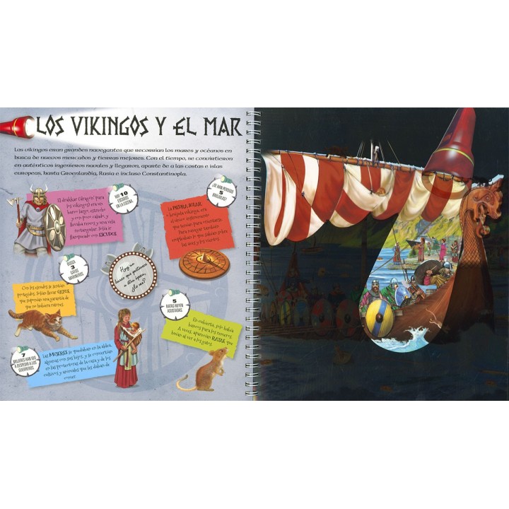 Libro Linterna - Vikingos