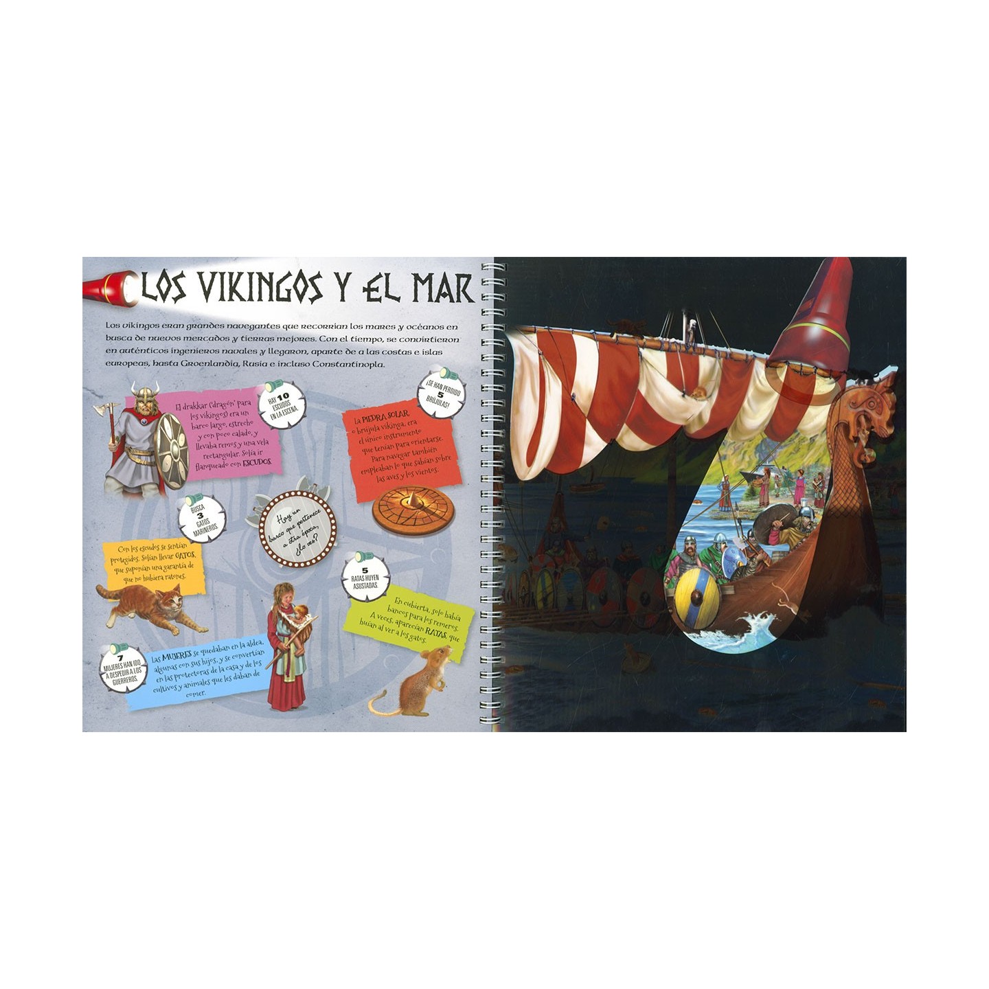 Libro Linterna - Vikingos