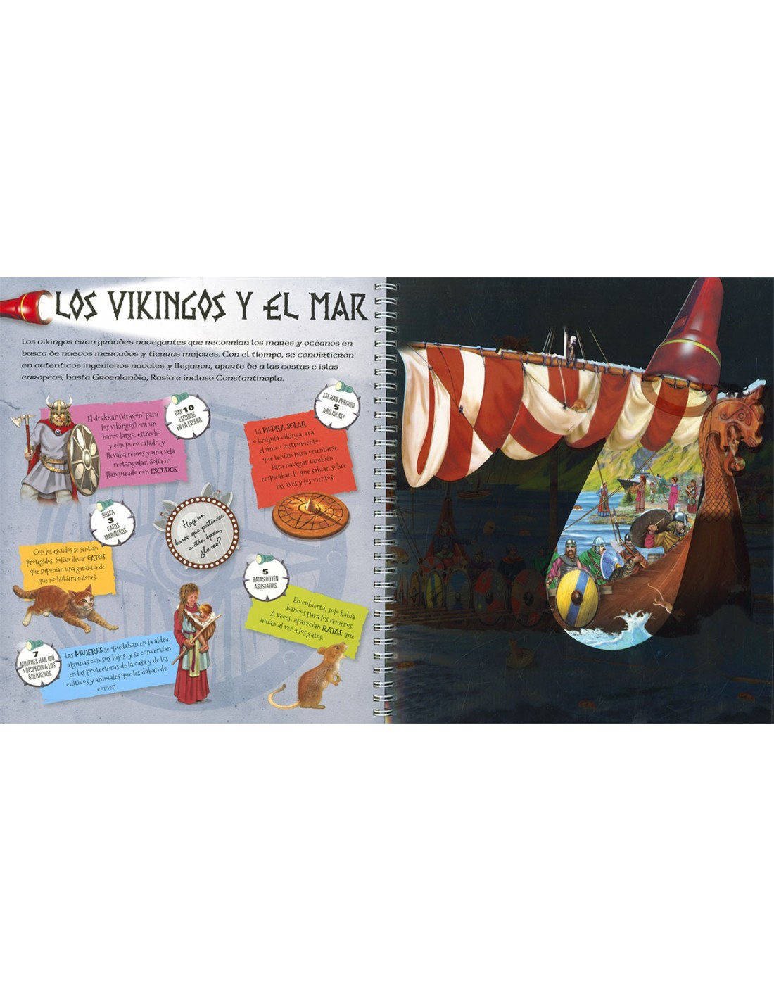 Libro Linterna - Vikingos