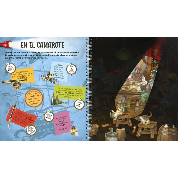 Libro Linterna - Piratas