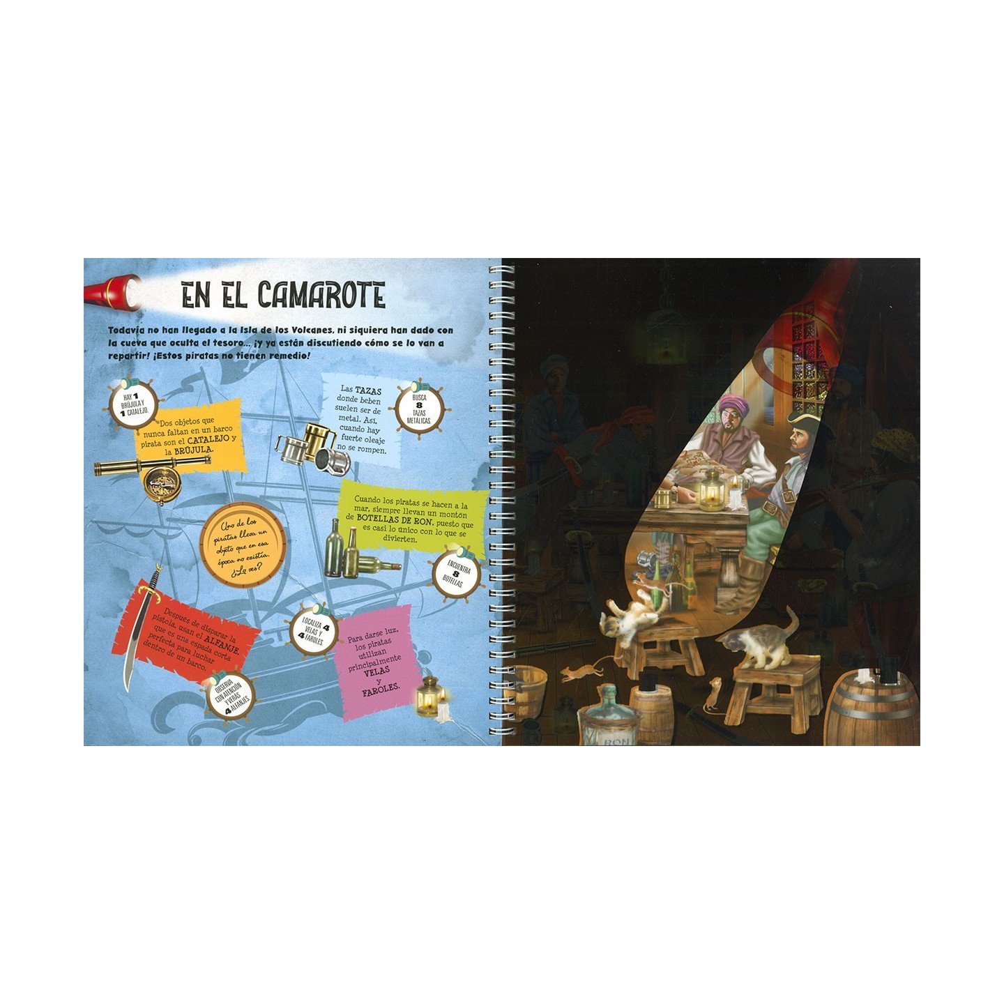 Libro Linterna - Piratas