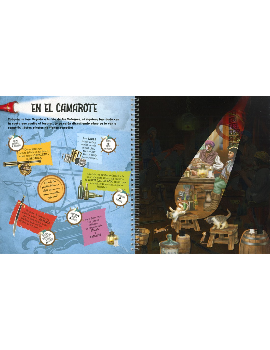 Libro Linterna - Piratas