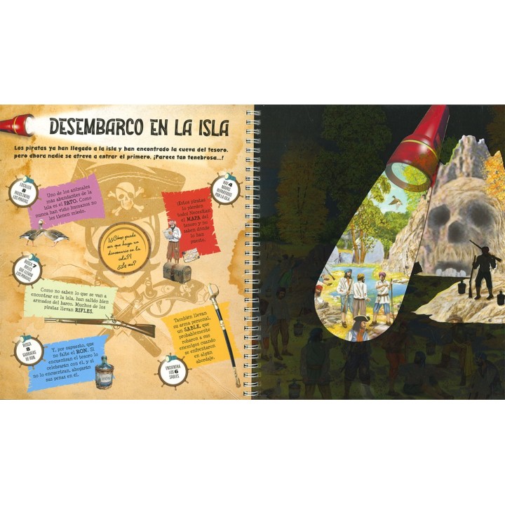 Libro Linterna - Piratas