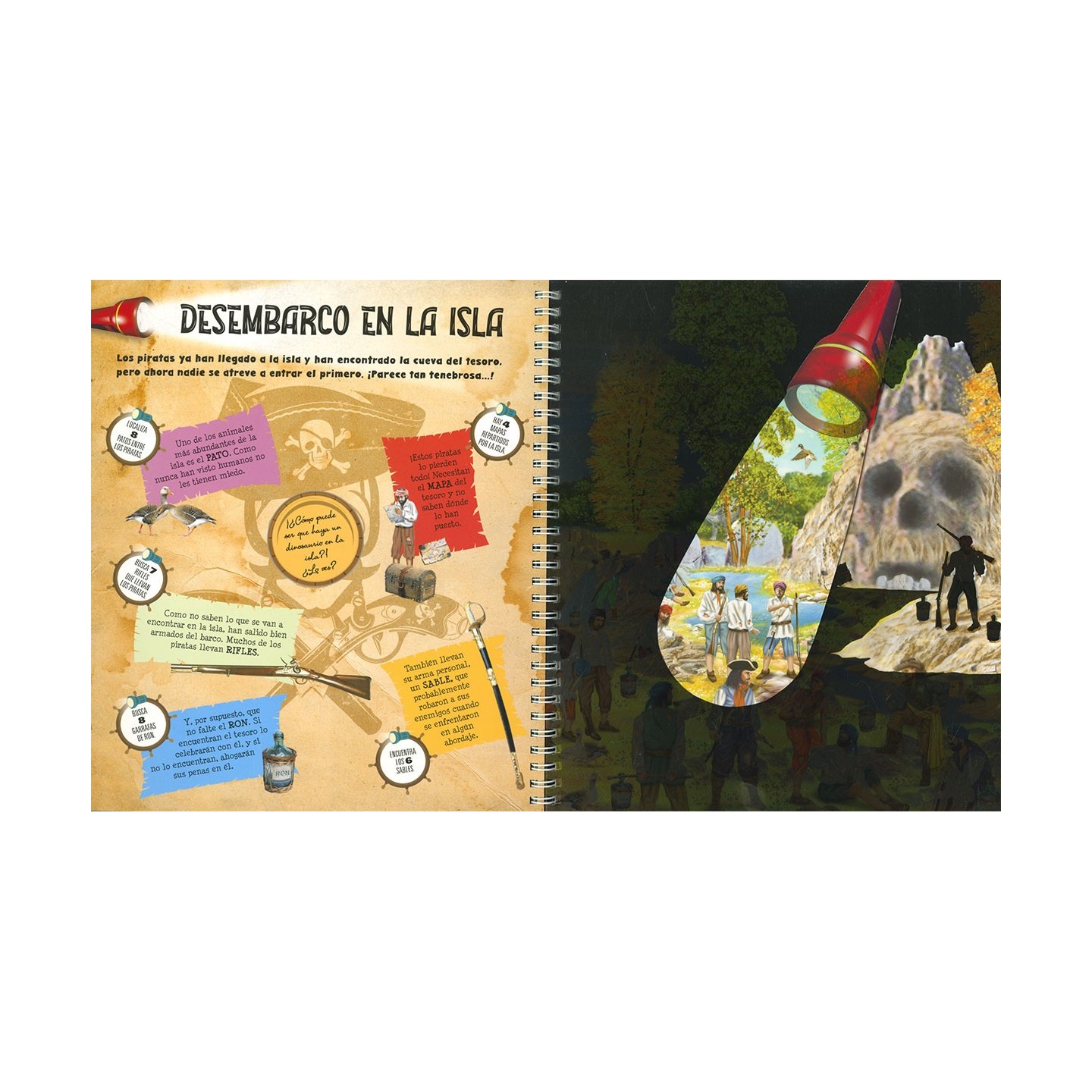 Libro Linterna - Piratas