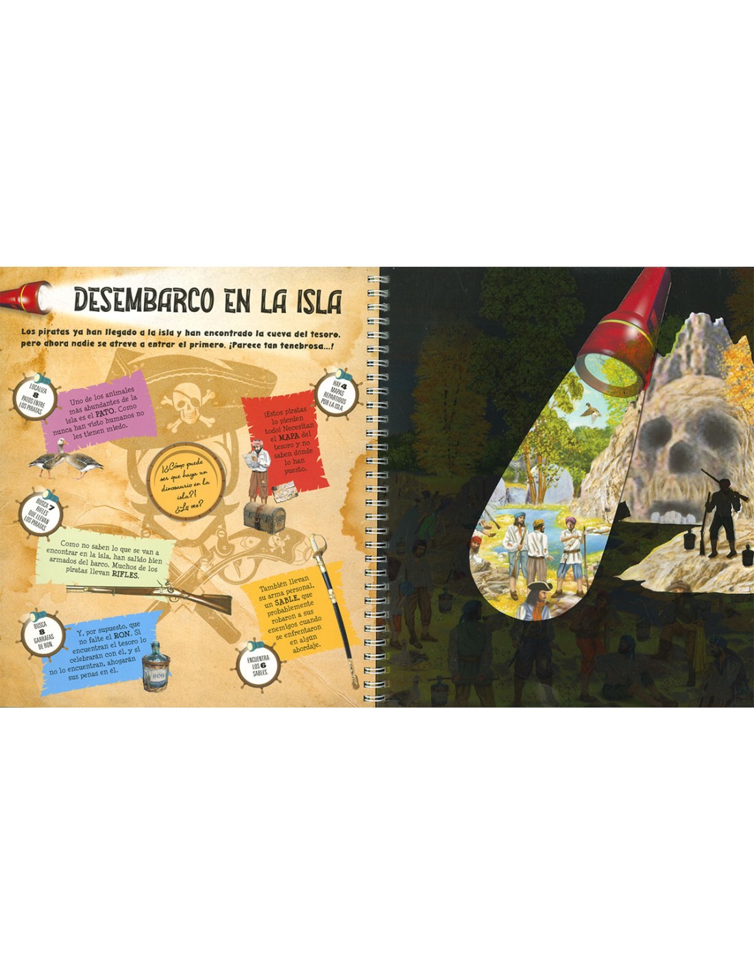 Libro Linterna - Piratas