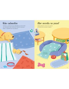 Mi pequeño libro de pegatinas - Perros y Cachorritos 2