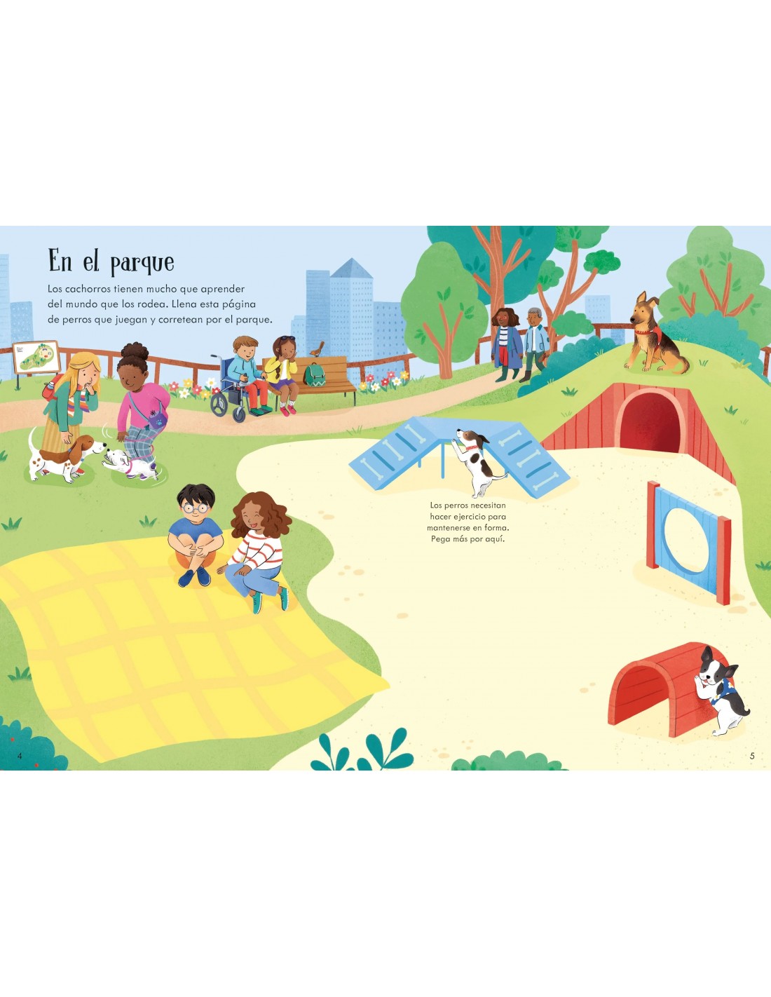 Mi pequeño libro de pegatinas - Perros y Cachorritos
