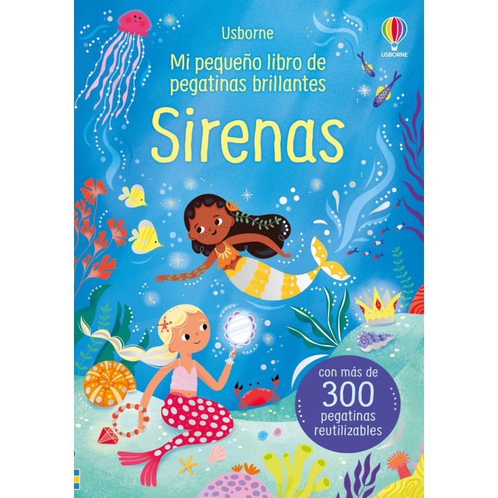 Mi pequeño libro de pegatinas brillantes - Sirenas