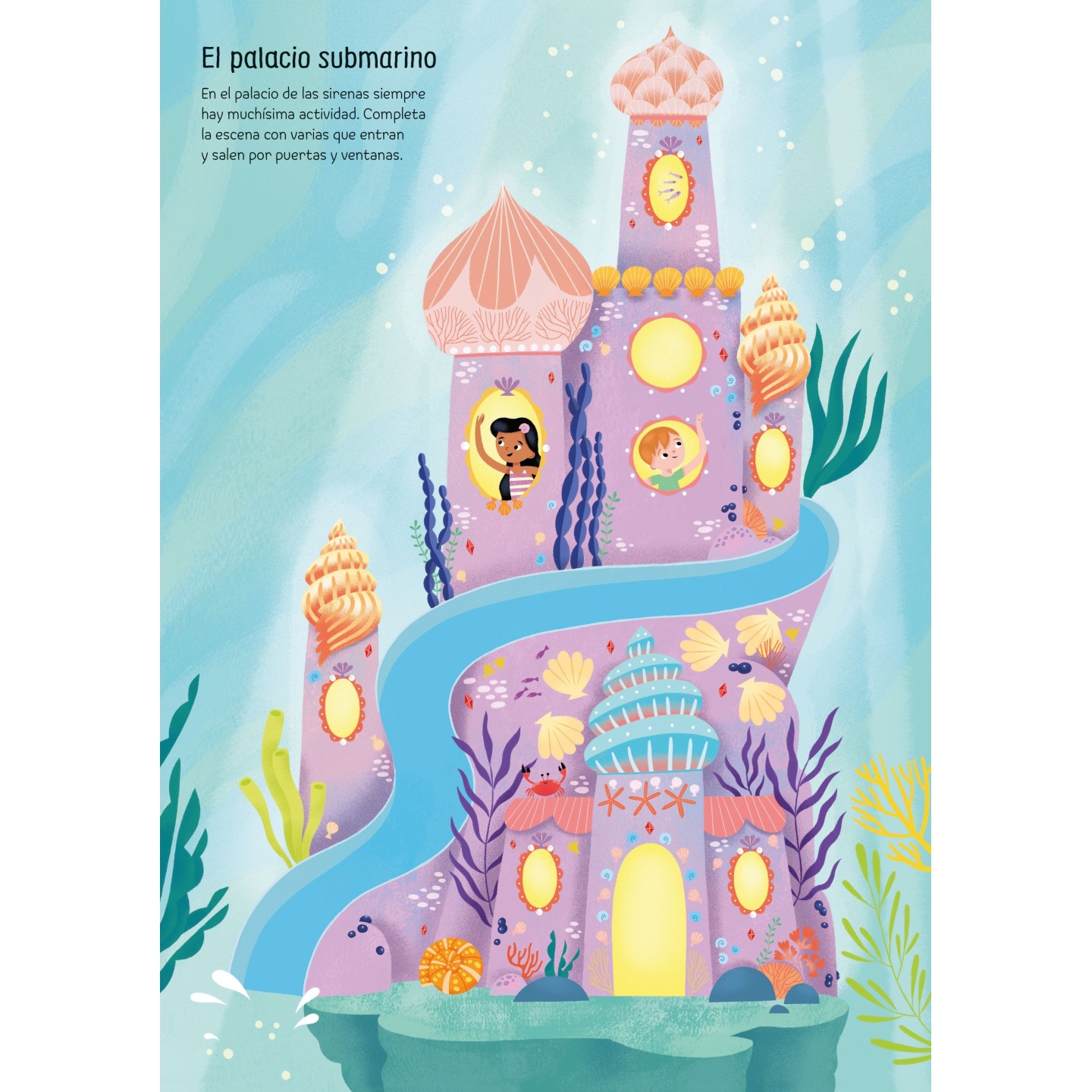 Mi pequeño libro de pegatinas brillantes - Sirenas