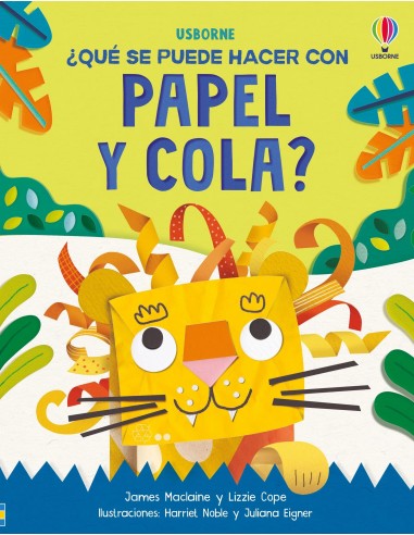 ¿Qué se puede hacer con papel y cola?