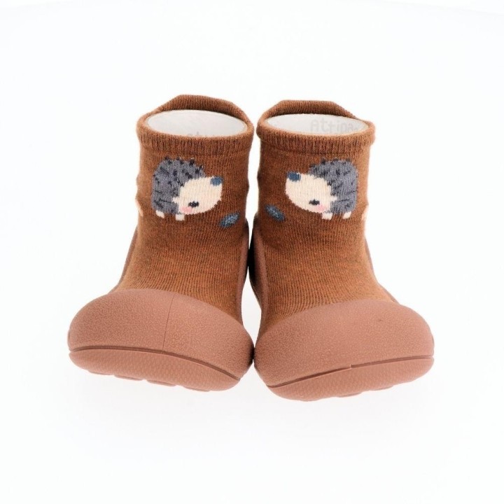 Attipas Algodón Orgánico Woodland Brown Hedgehog