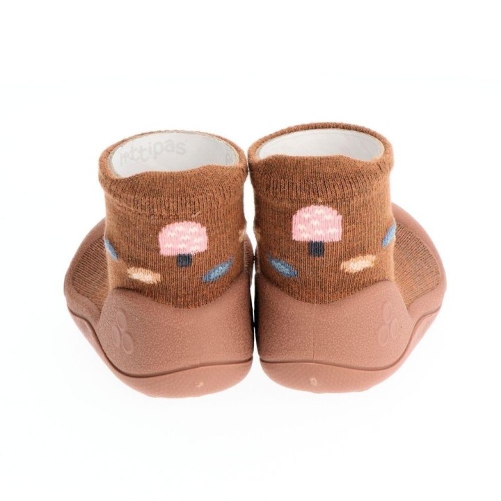Attipas Algodón Orgánico Woodland Brown Hedgehog