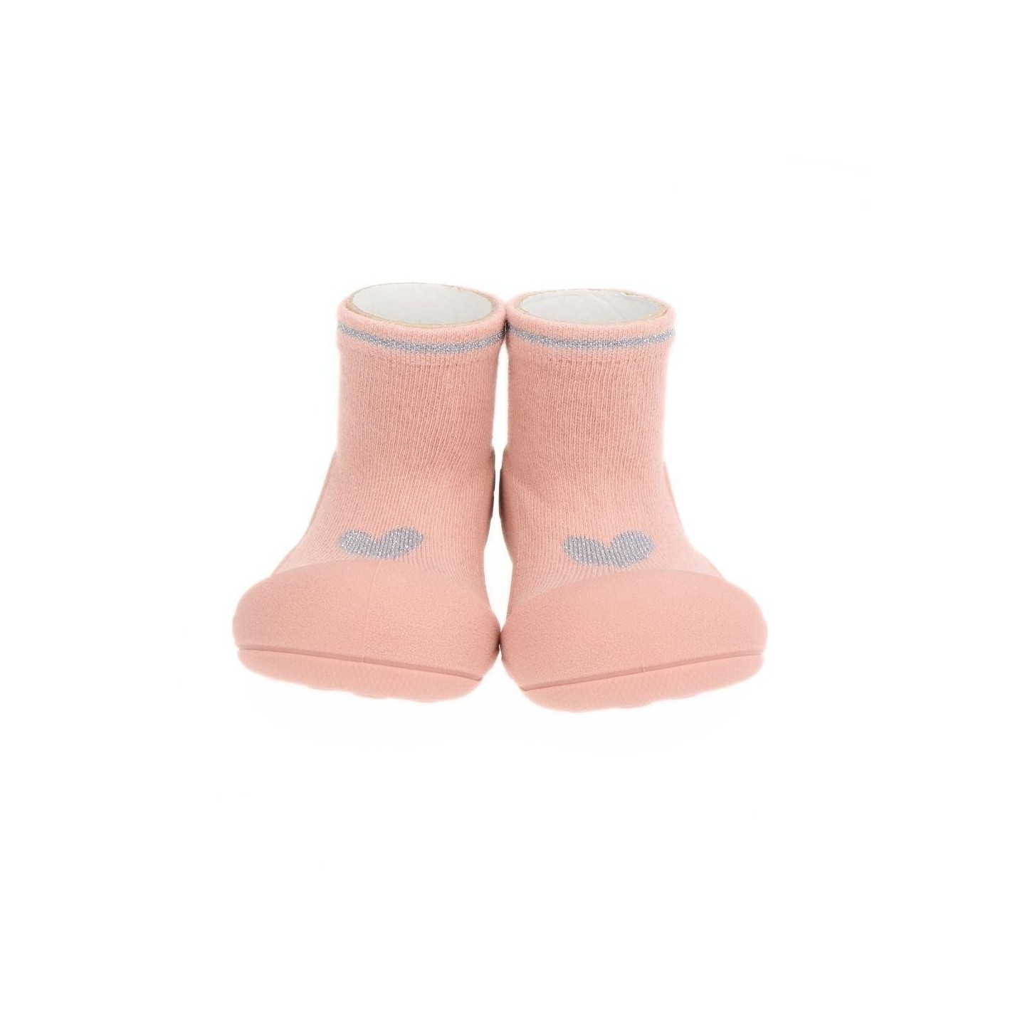 Attipas Algodón Orgánico Shiny Heart Pink