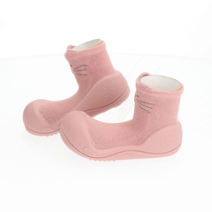 Attipas Algodón Orgánico Animal Pink