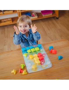 Juego Superpegs Gigantes 32 Piezas Colores Brillantes 2