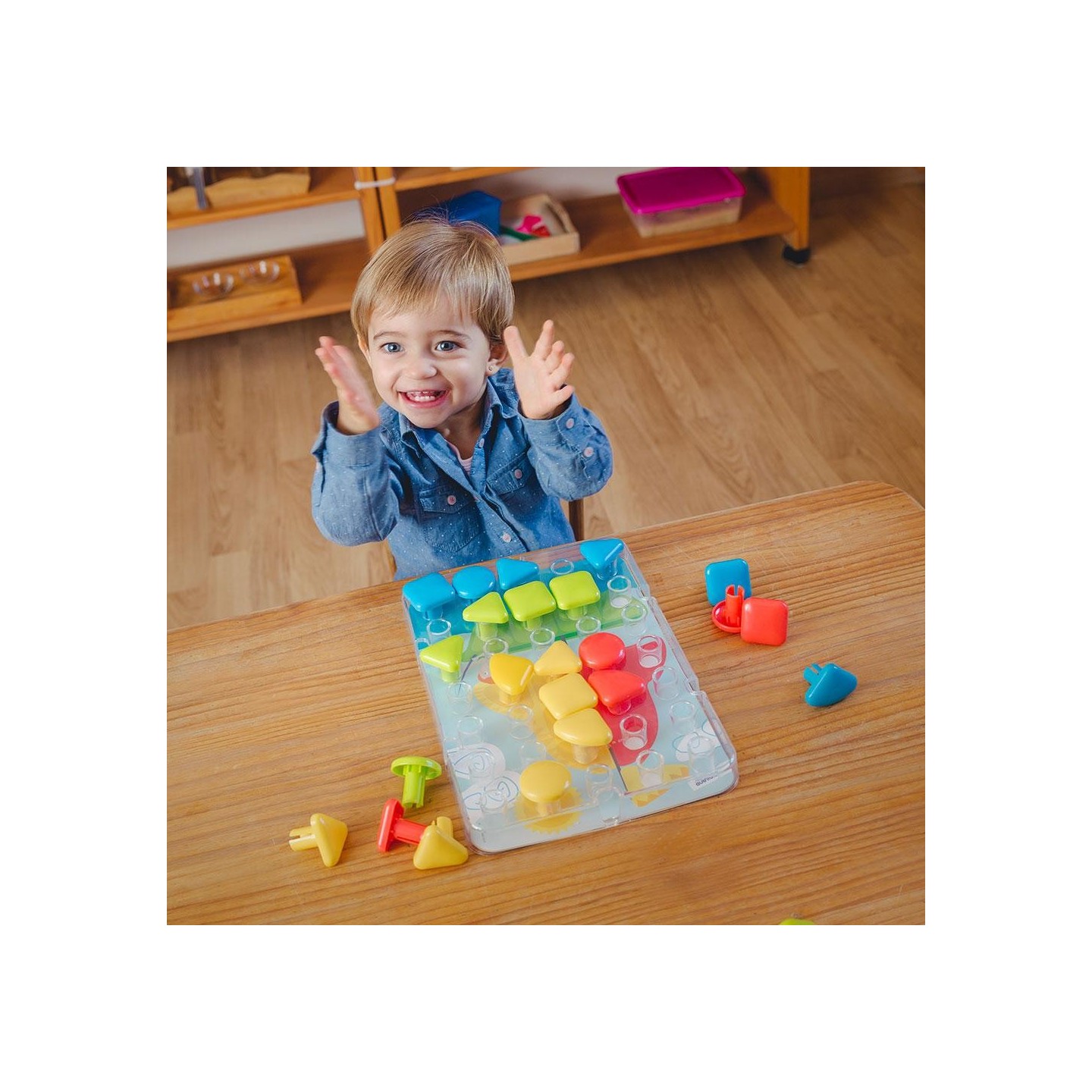 Juego Superpegs Gigantes 32 Piezas Colores Brillantes