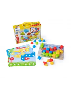Juego Superpegs Gigantes 32 Piezas Colores Brillantes