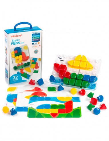 Juego Superpegs Gigantes 32 Piezas