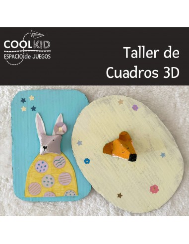 Taller Lúdico Cuadros de Animales 3D...