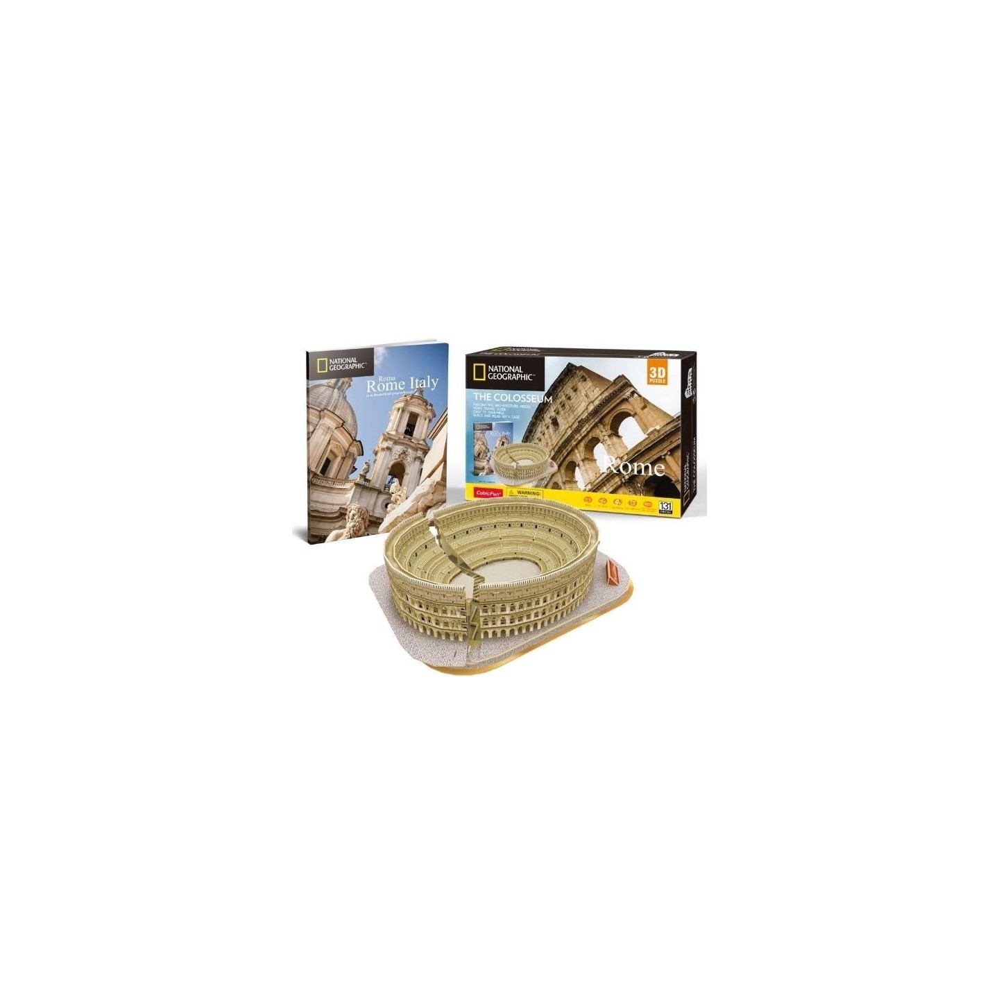 Puzle 3D National Geographic 3D Coliseo Romano 131 Piezas