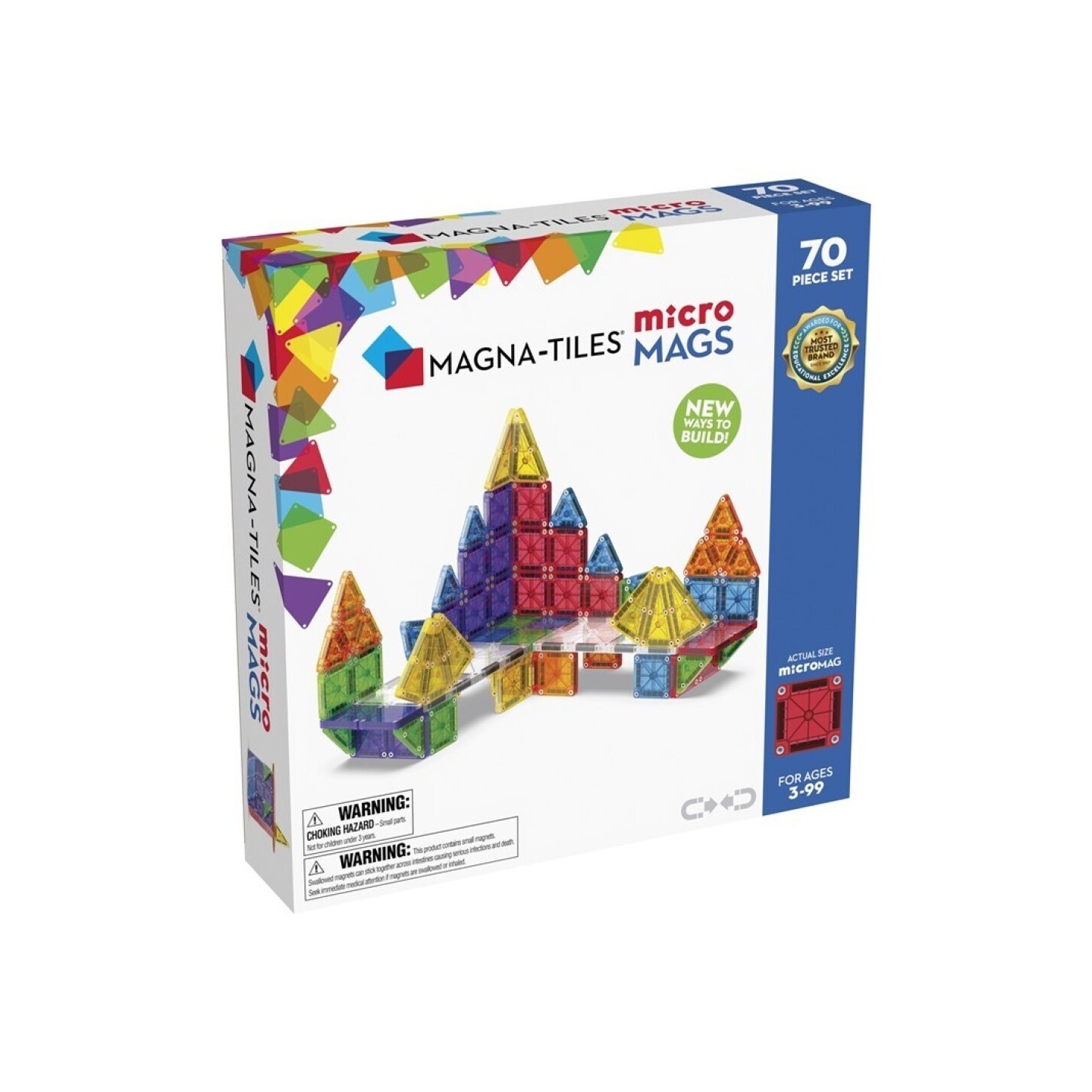 Magna Tiles microMAGS Set 70 Piezas
