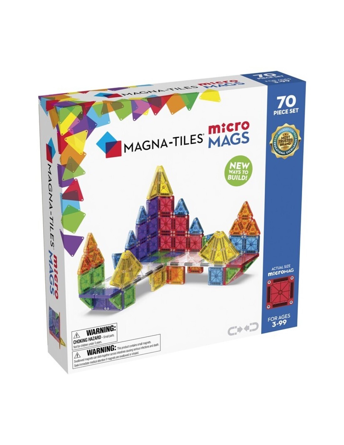 Magna Tiles microMAGS Set 70 Piezas